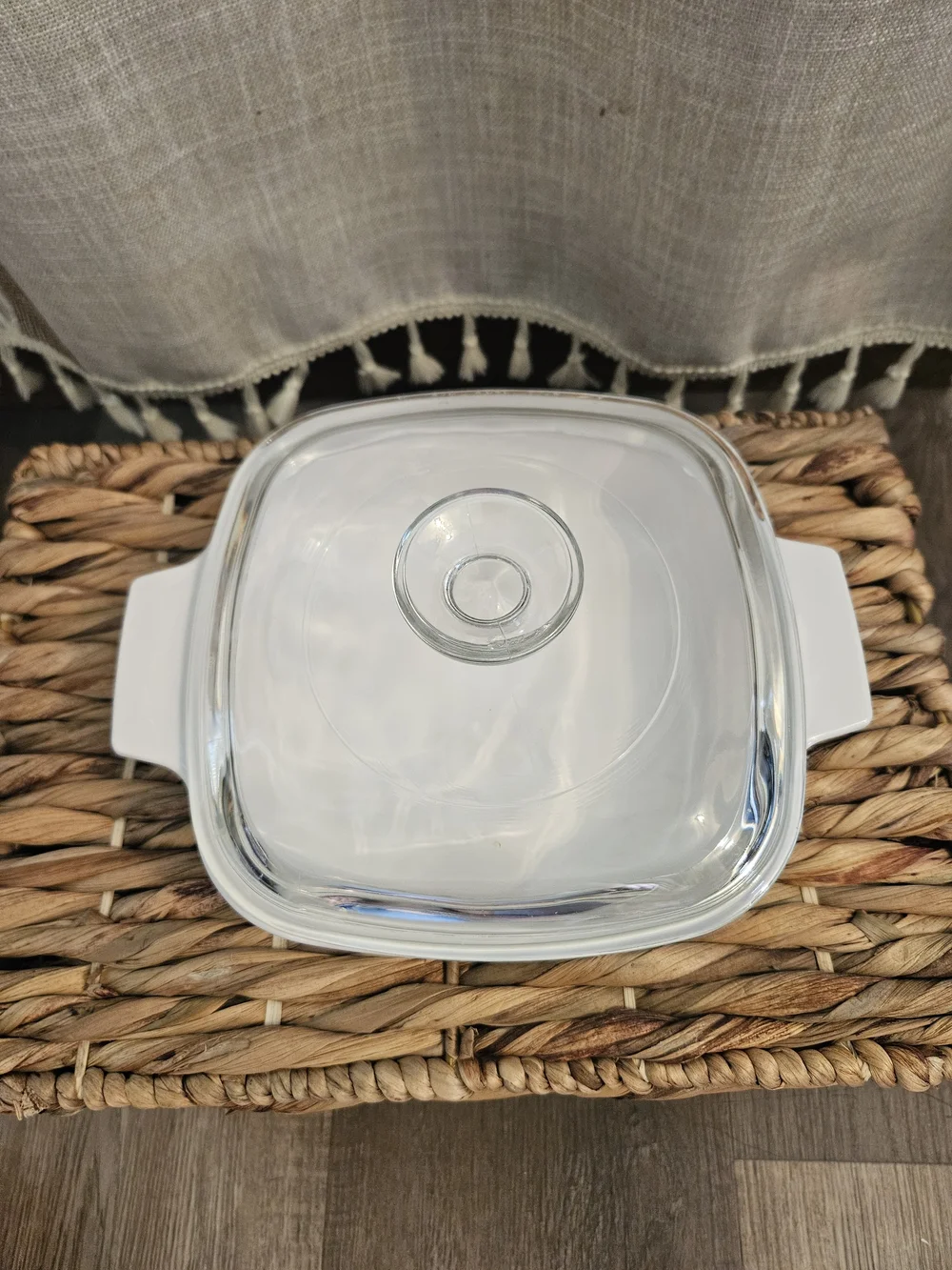 Vintage Corningware Summer Blush Casserole Dish With Lid